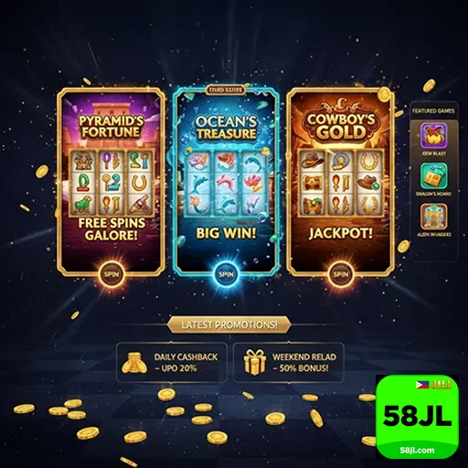 58jl slot games promotions 2